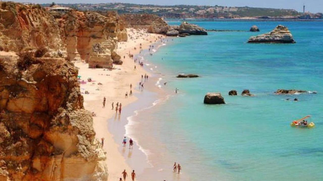 Beachfront Seaview Litoralmar Apt, Fast Wifi, Airco, Pool, Private Parking Portimão Εξωτερικό φωτογραφία