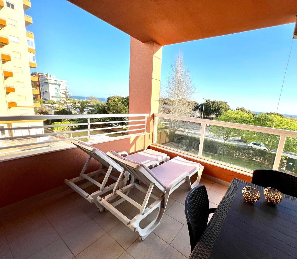 Beachfront Seaview Litoralmar Apt, Fast Wifi, Airco, Pool, Private Parking Portimão Εξωτερικό φωτογραφία