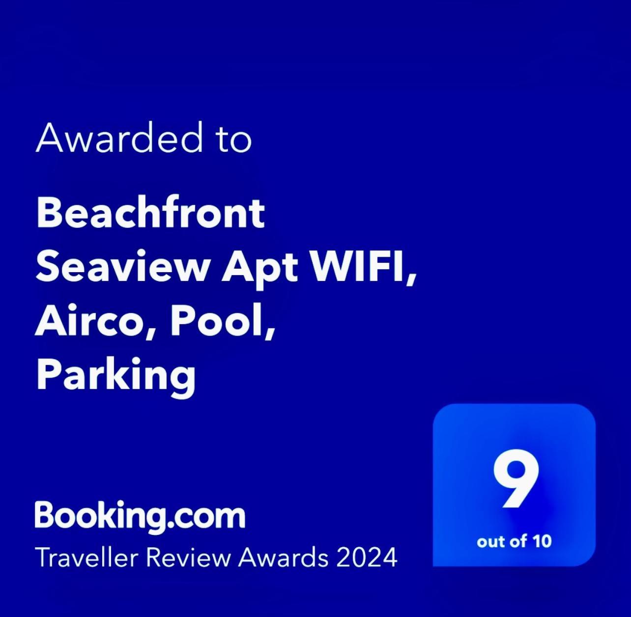 Beachfront Seaview Litoralmar Apt, Fast Wifi, Airco, Pool, Private Parking Portimão Εξωτερικό φωτογραφία